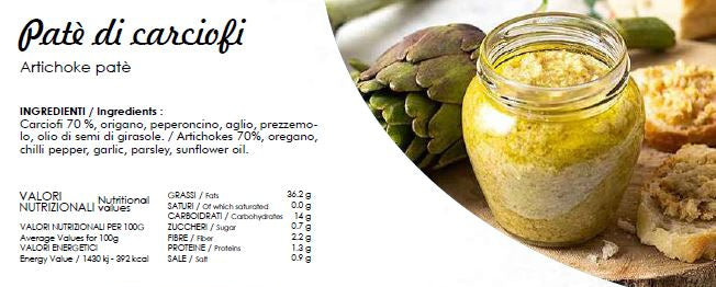 Articsóka krém - Crema di carciofi - Artichoke cream