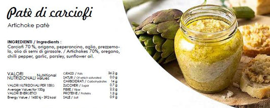 Articsóka krém - Crema di carciofi - Artichoke cream