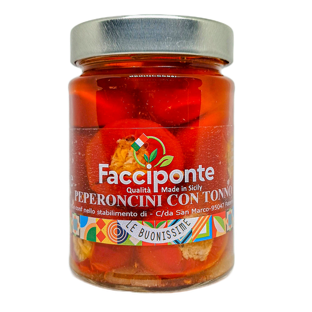 Paprika tonhallal - Peperoncino con tonno - Chili pepper with tuna