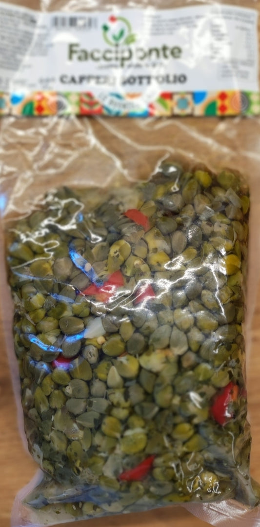 kapribogyó olajban - Capperi in olio - Caper in oil