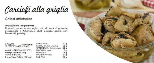 Grillezett articsókák - Carciofi alla griglia - Grilled artichokes