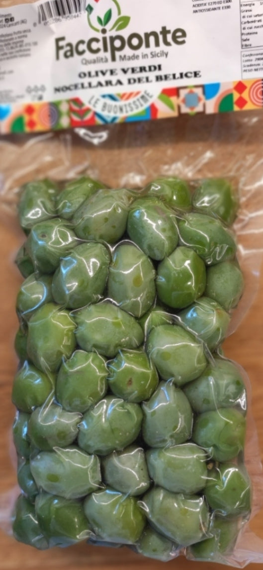 Nocellara del Belice zöld olajbogyó - Olive Verdi Nocellara del Belice - Nocellara green olives