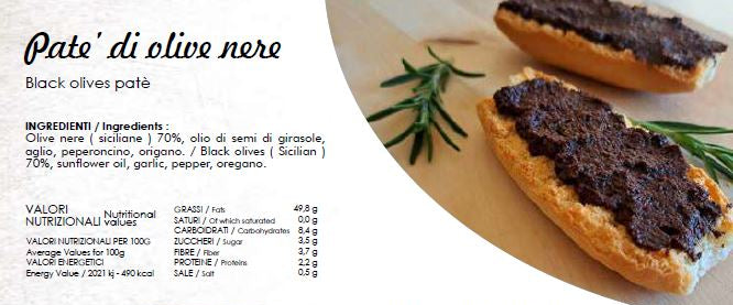 Feketeolíva-paté - Patè di olive nere - Black olive pâté